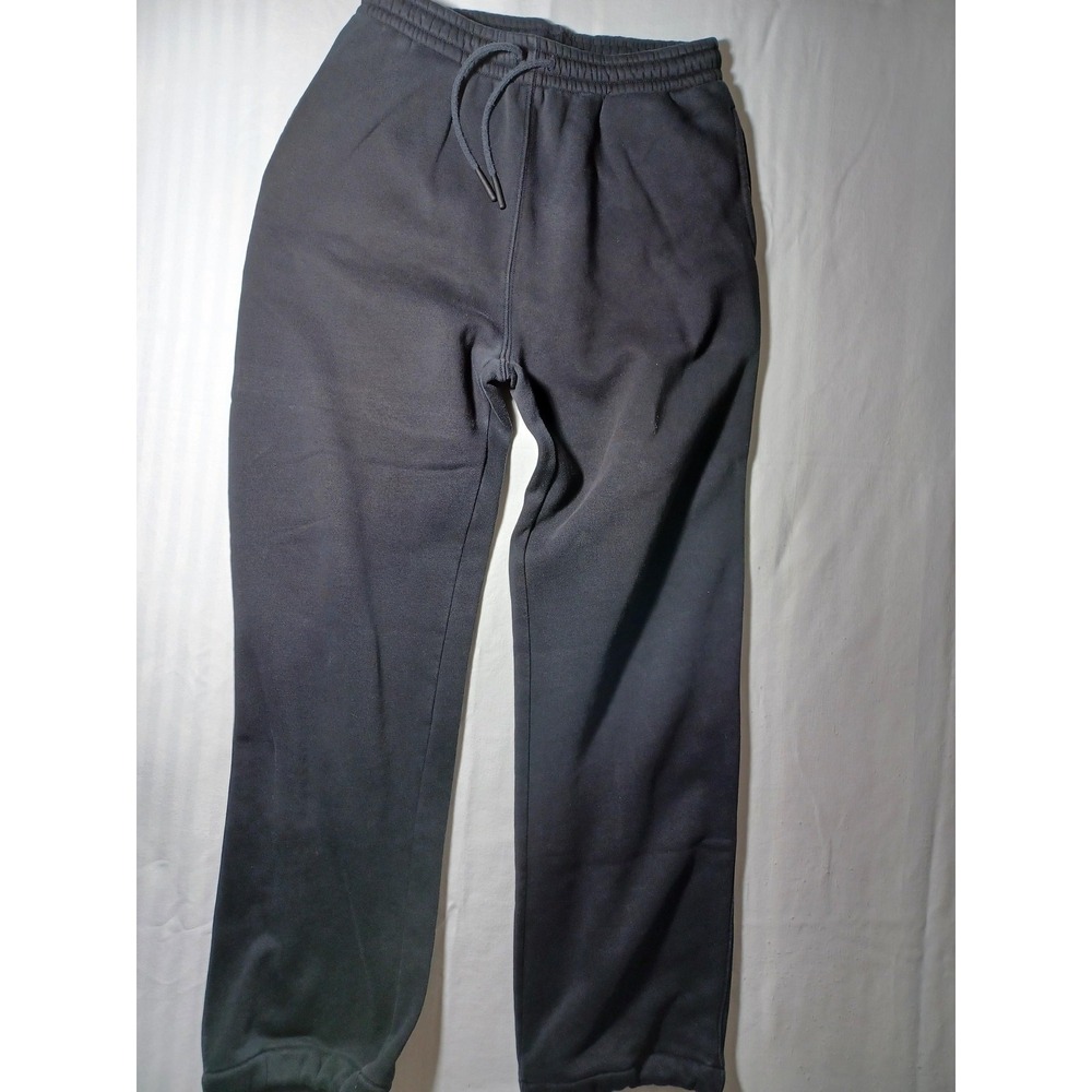 DTLR Sweatpants Mens Medium Black Fleece Joggers Elastic Waist Pockets Lounge